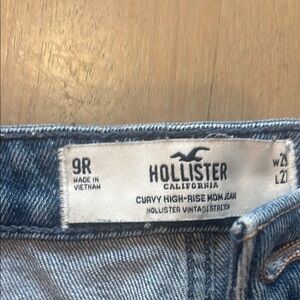 Hollister Blue Denim High-Rise Jeans
